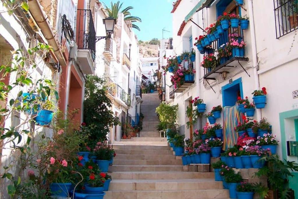 Espacioso Y Centrico Piso Con Zona Chill-Out Alicante Buitenkant foto